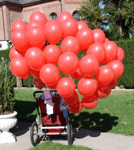 40 Ballons mit 40 Wünschen